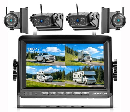 Magnetic Wireless Backup Camera (4 Count)
