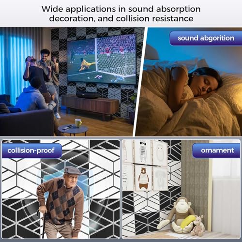 8 Pack 2 Layer Soundproof Wall Panels