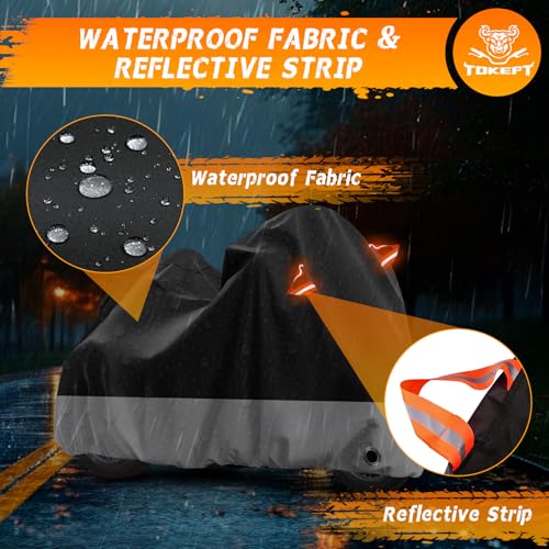 Trike Cover Heavy Duty Waterproof 3 Wheel Motorcycle Cover