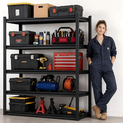45" W Metal Garage Shelving