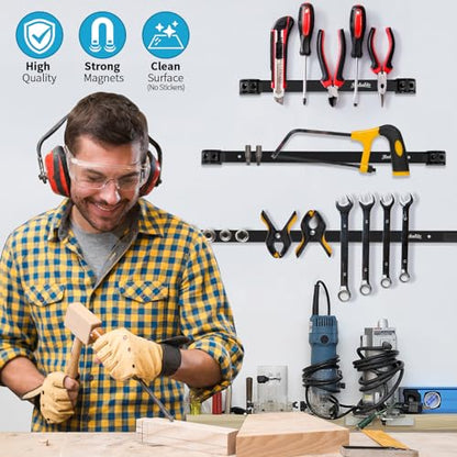 12" 18" 24" Magnetic Tool Holder Strip (6 Count)