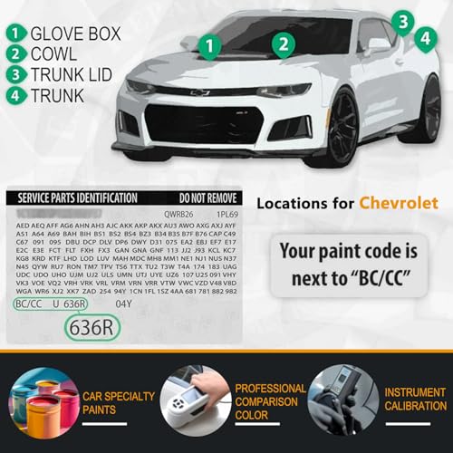 Touch Up Paint for Chevrolet Midnight Blue Metallic