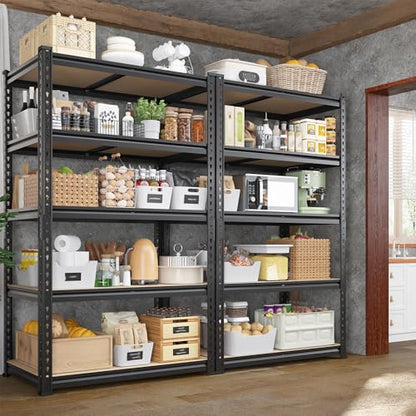2 Pack Storage Shelves Adjustable and Wobble (2 Count)