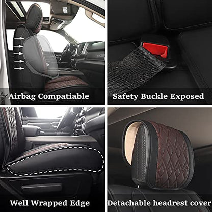 Car Seat Covers for Dodge Ram 2 Pcs Front (2 Count)