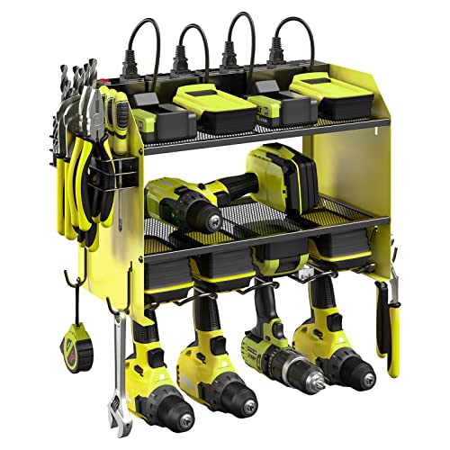 Wall Mount Modular Tool Charging Organizer (15.8 Count)