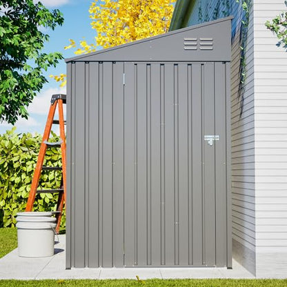 4x7 FT Outdoor Storage Shed Lean to Shed