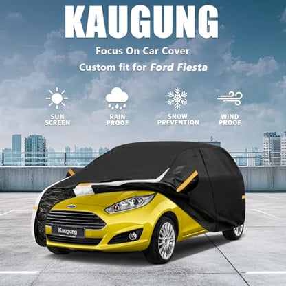 10 Layers Car Cover Custom Fit for Ford Fiesta Hatchback 1989