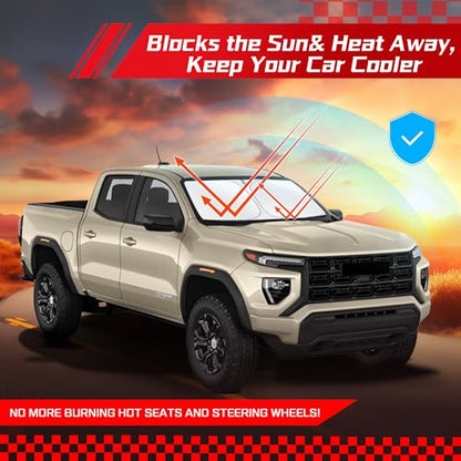 Windshield Sun Shade for GMC Canyon 2023