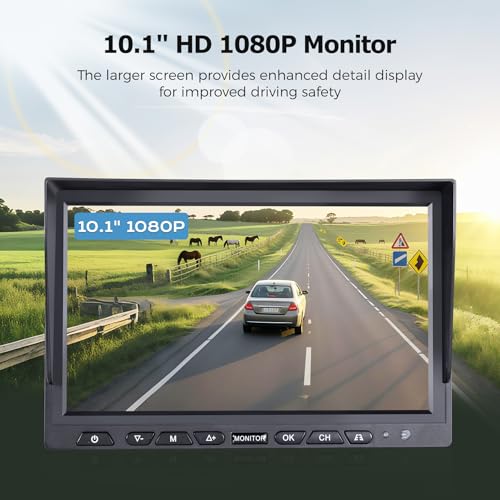 10.1" Wireless RV Backup Camera System