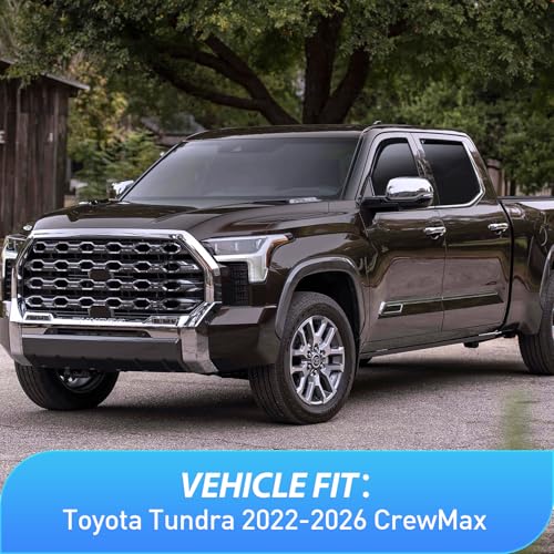 Side Window Deflectors for Toyota Tundra Crew Max 2022