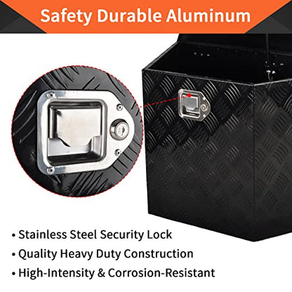 33 Inch Aluminum Trailer Tongue Tool Box 5 Bar Tread Wide Utility