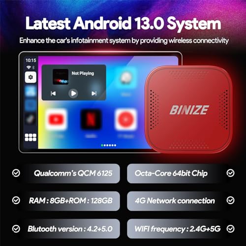 Carplay Ai Box Android 13 Wireless Carplay