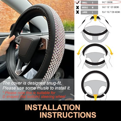 Bling Comfy Steering Wheel Cover for Tesla Model Y