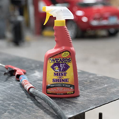 Mist-N-Shine Quick Detailer Spray - Waterless Wash - 22 oz (22 Fl Oz)