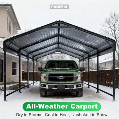 12x20 Heavy Duty Metal Carport