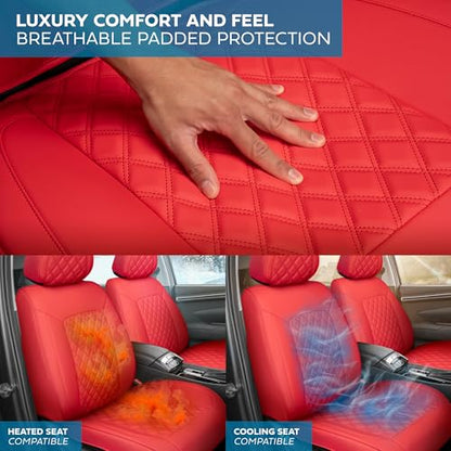 Curated Cabernet Leather Seat Covers for Cars & SUVs