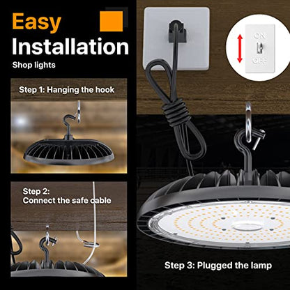 150W LED High Bay Lights (4 Count)