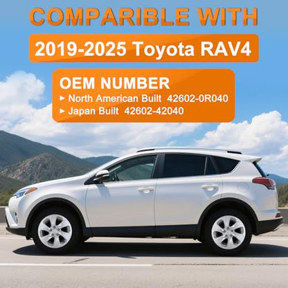 Wheel Cover Hubcaps 17 Inch Compatible for Toyota RAV4 2019 2020 2021 2022 2023 2024 2025 Hub Caps 17 inch Set of 4 Rim Covers Protector Wheel Replacement 42602 (4 Count)