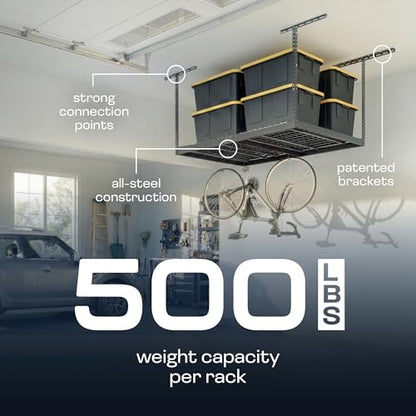 MonsterRax 4x6 Overhead Garage Storage Rack