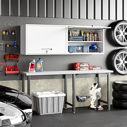 Bathroom Wall Cabinet Medicine Cabinet Over The Toilet Storage Upper Storage Cabinet Metal Wall Cabinet Garage Assembly Required White