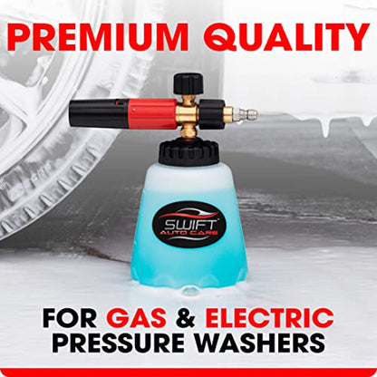 Swift Premium Foam Cannon for Pressure Washer