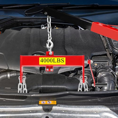 4000lbs Engine Leveler Steel Engine Hoist Shop Crane Engine Load Leveler