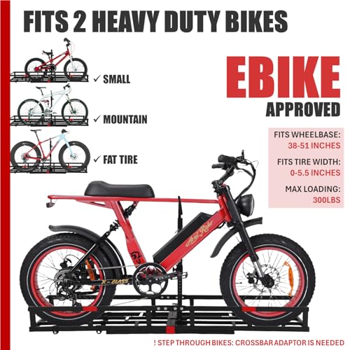 Hitch Mount Bike Rack for Ebike Heavy