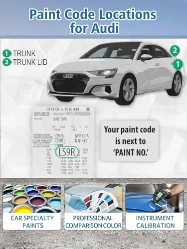 LY9C Ibis White Touch Up Paint for Audi