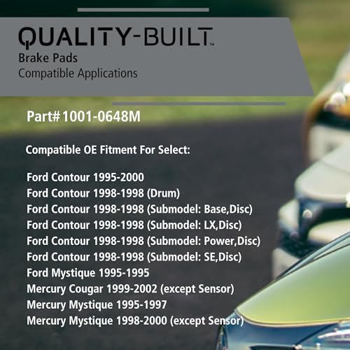 Front Semi Metallic Brake Pads