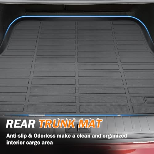 Floor Mats Trunk Mat for Nissan Sentra 2020 (4 Count)