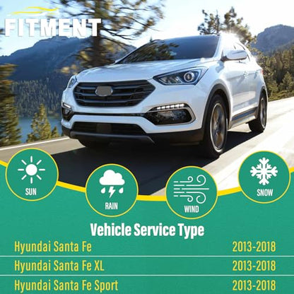 Windshield Wiper Blade Replacement for Hyundai Santa Fe 2013