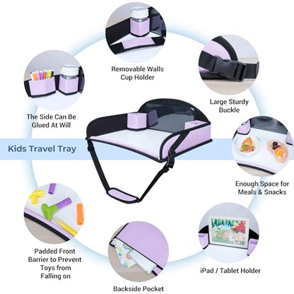 Kids Travel Tray for Car Seats (16 Ounce)