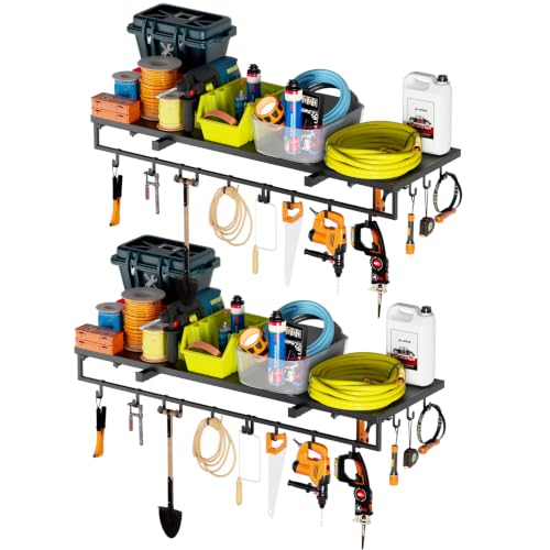 2pcs Garage Wall Shelving