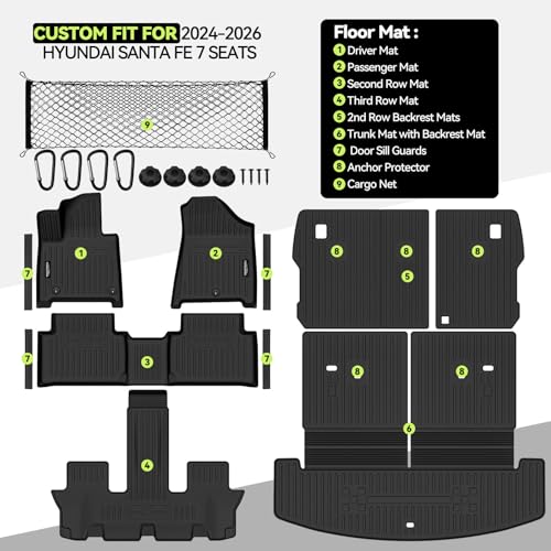All Weather Floor Mat Set for 2024