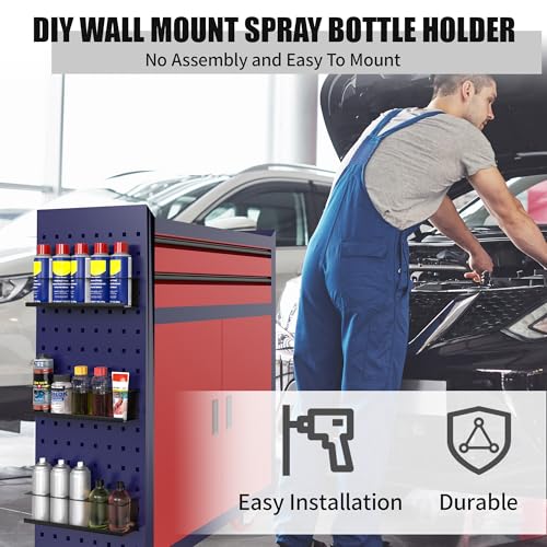 8 Pack Spray Bottle Holder Wall (8 Count)