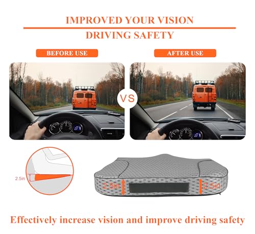 Memory Foam Car Seat Cushion for Driving Comfort and Office Use