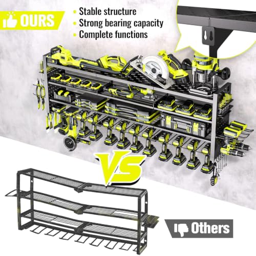 49.8" Power Tool Organizer Wall Mount