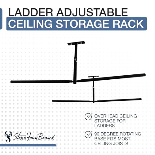 Adjustable Overhead Ladder Rack