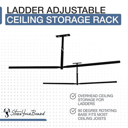 Adjustable Overhead Ladder Rack