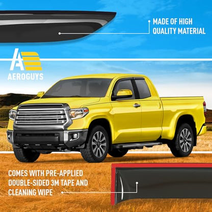Extra Durable Window Deflectors Tape (4 Count)