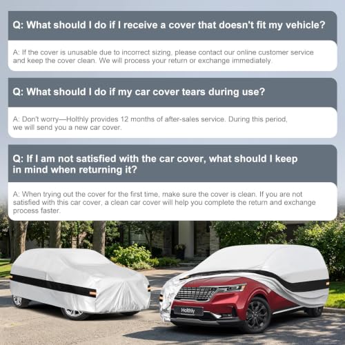 10 Layers Mini Van Car Cover Custom Fit for Kia Carnival