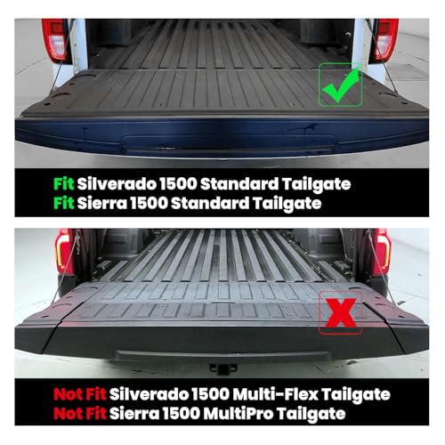 Truck Tailgate Mat for Chevy Silverado & GMC Sierra 1500 2019