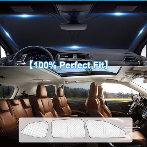 8pcs Thicken Sun Shades for Subaru Ascent 2019