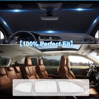 8pcs Thicken Sun Shades for Subaru Ascent 2019