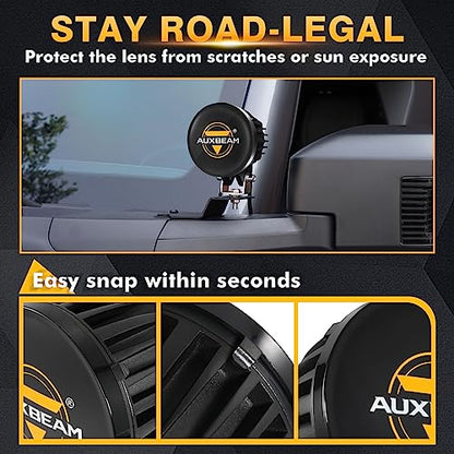 C4 Series 4 Inch Round Offroad Protective Lens Covers