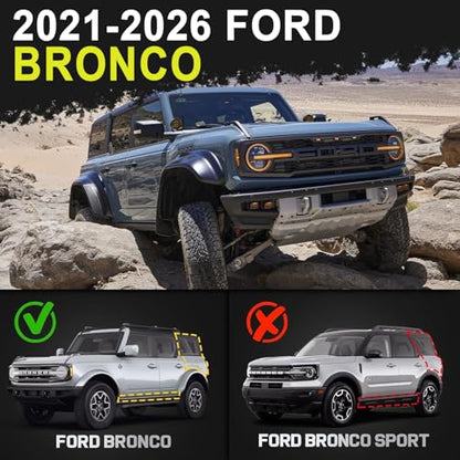 Running Boards Compatible with Vehicle 2021 (2 Count)