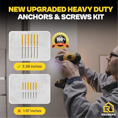 2 Pack Heavy Duty Chainsaw Wall Mount Holder