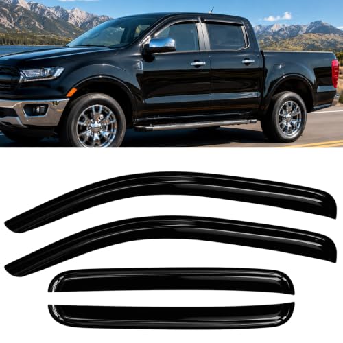 4PC Window Rain Guards fit 19 (4 Count)