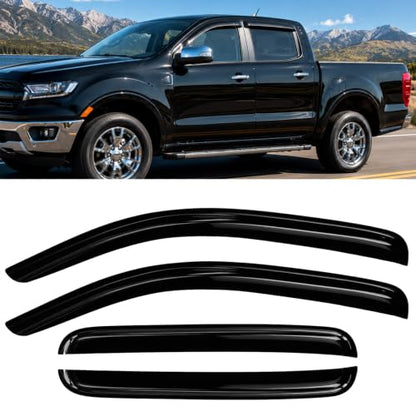 4PC Window Rain Guards fit 19 (4 Count)