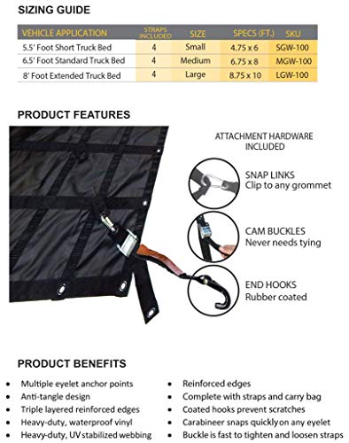 Waterproof Gladiator Cargo Net